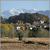 Novembre 40 &middot; Le Ch&acirc;teau de Coarraze et le Pic du Midi de Bigorre &middot; &copy; stockli
